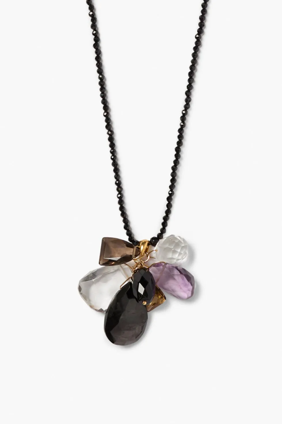 Trove Necklace Black Spinel