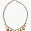 Vignette Charm Necklace Multi