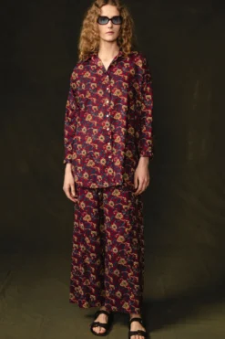 Wild Rose Printed Set Scarlet